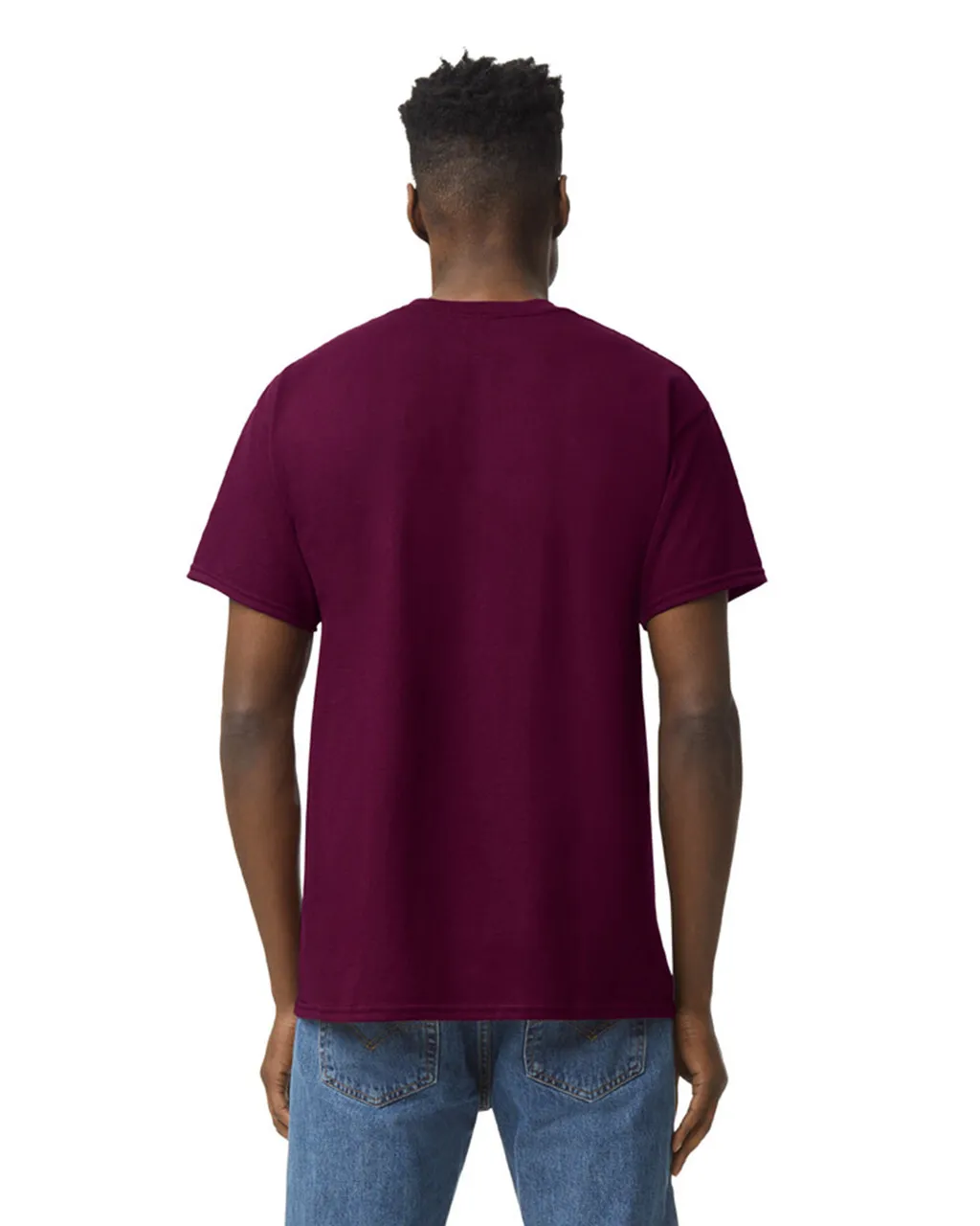 Gildan 5000 Adult Heavy Cotton - Maroon - Image 2