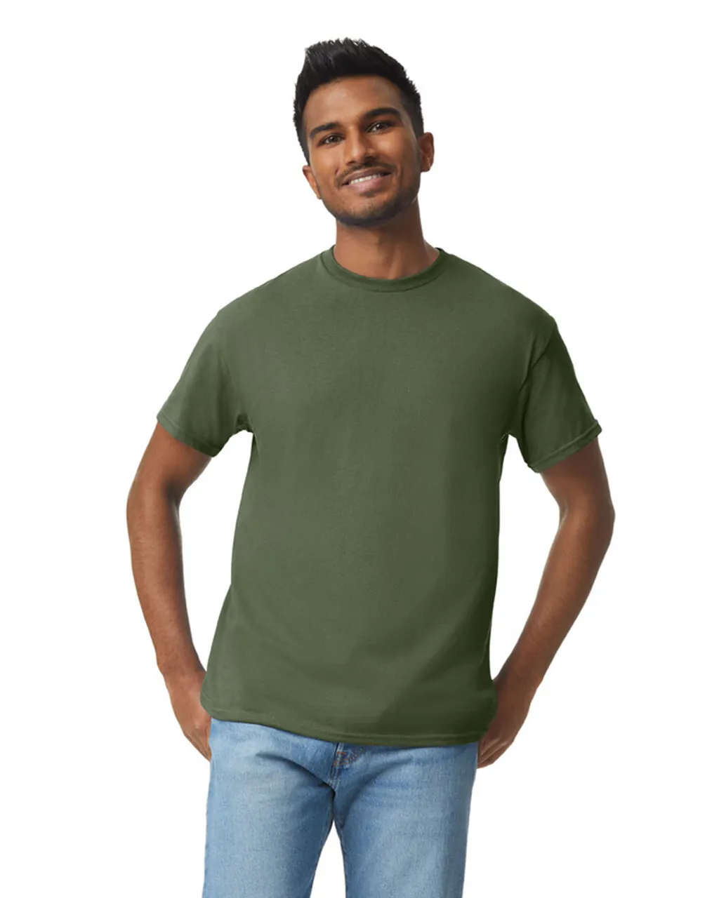Gildan 5000 Adult Heavy Cotton - Military Green