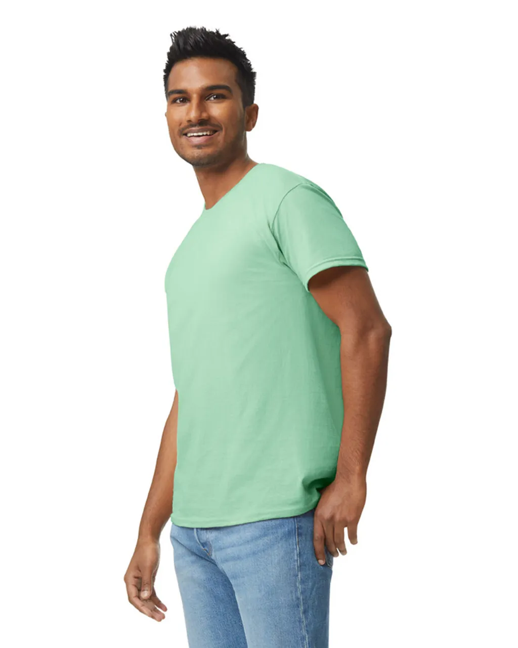 Gildan 5000 Adult Heavy Cotton - Mint Green - Image 3