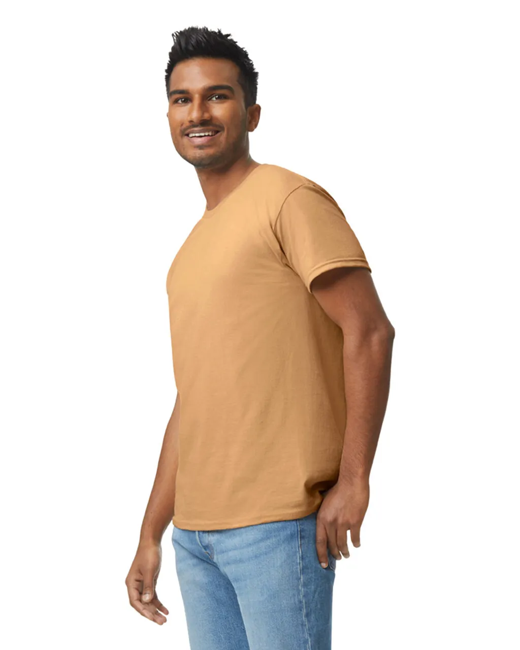 Gildan 5000 Adult Heavy Cotton - Old Gold - Image 3