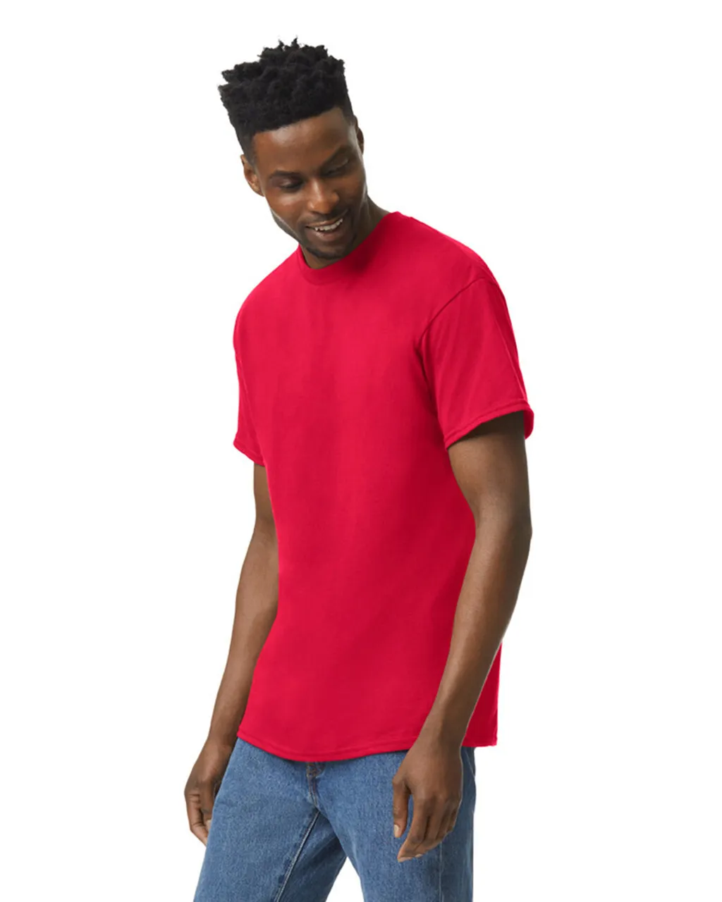 Gildan 5000 Adult Heavy Cotton - Red - Image 3