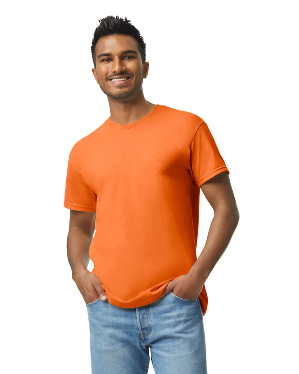 Gildan 5000 Adult Heavy Cotton - S. Orange