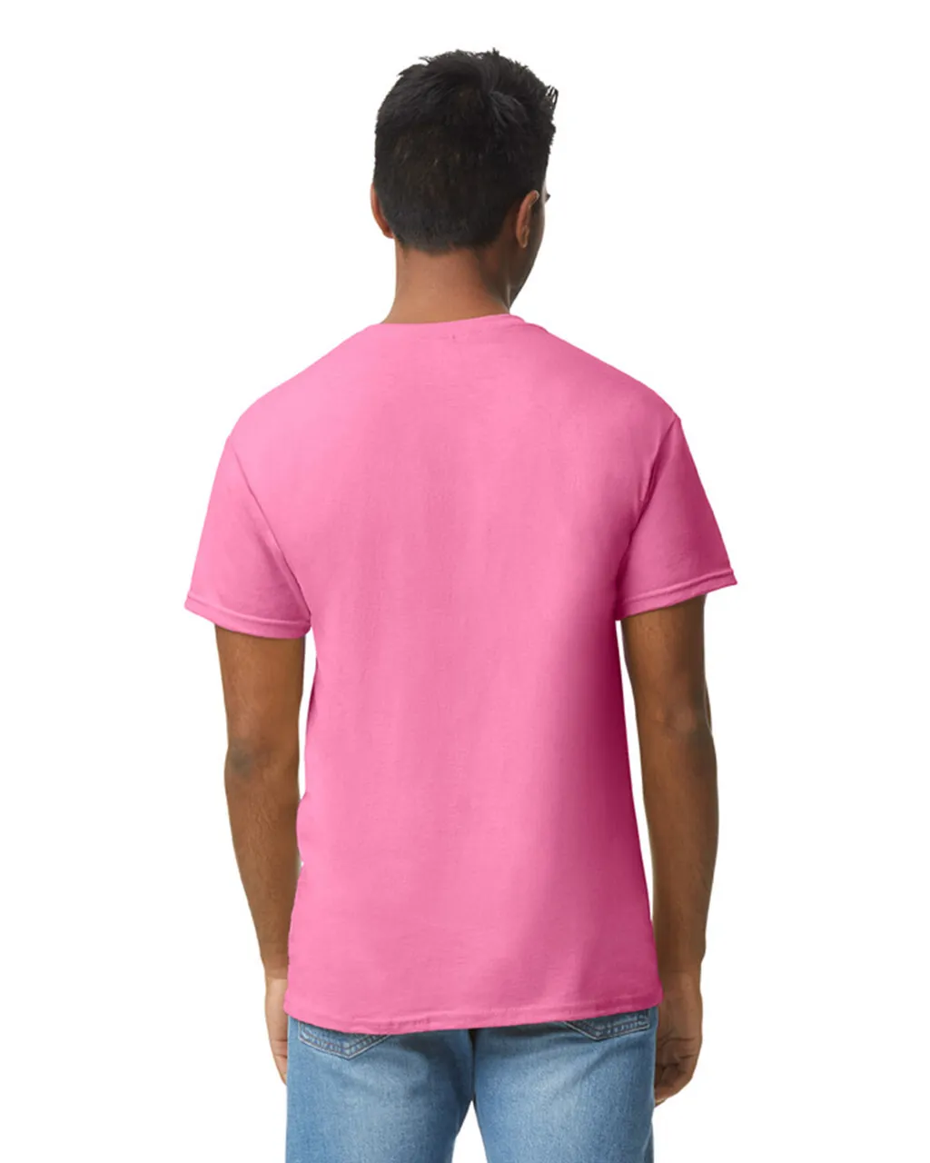 Gildan 5000 Adult Heavy Cotton - Safety Pink - Image 2