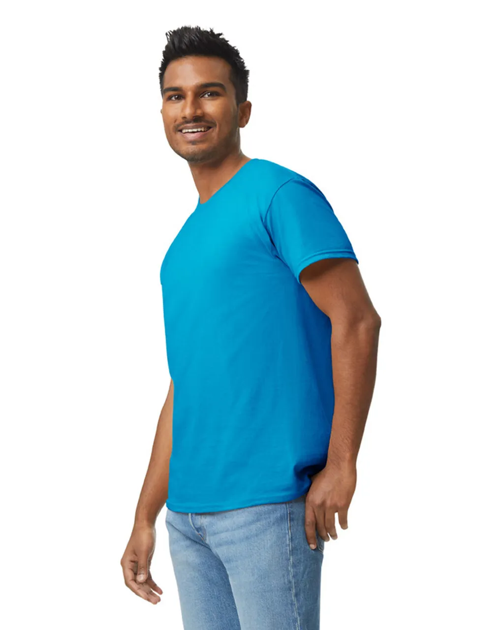 Gildan 5000 Adult Heavy Cotton - Sapphire - Image 3