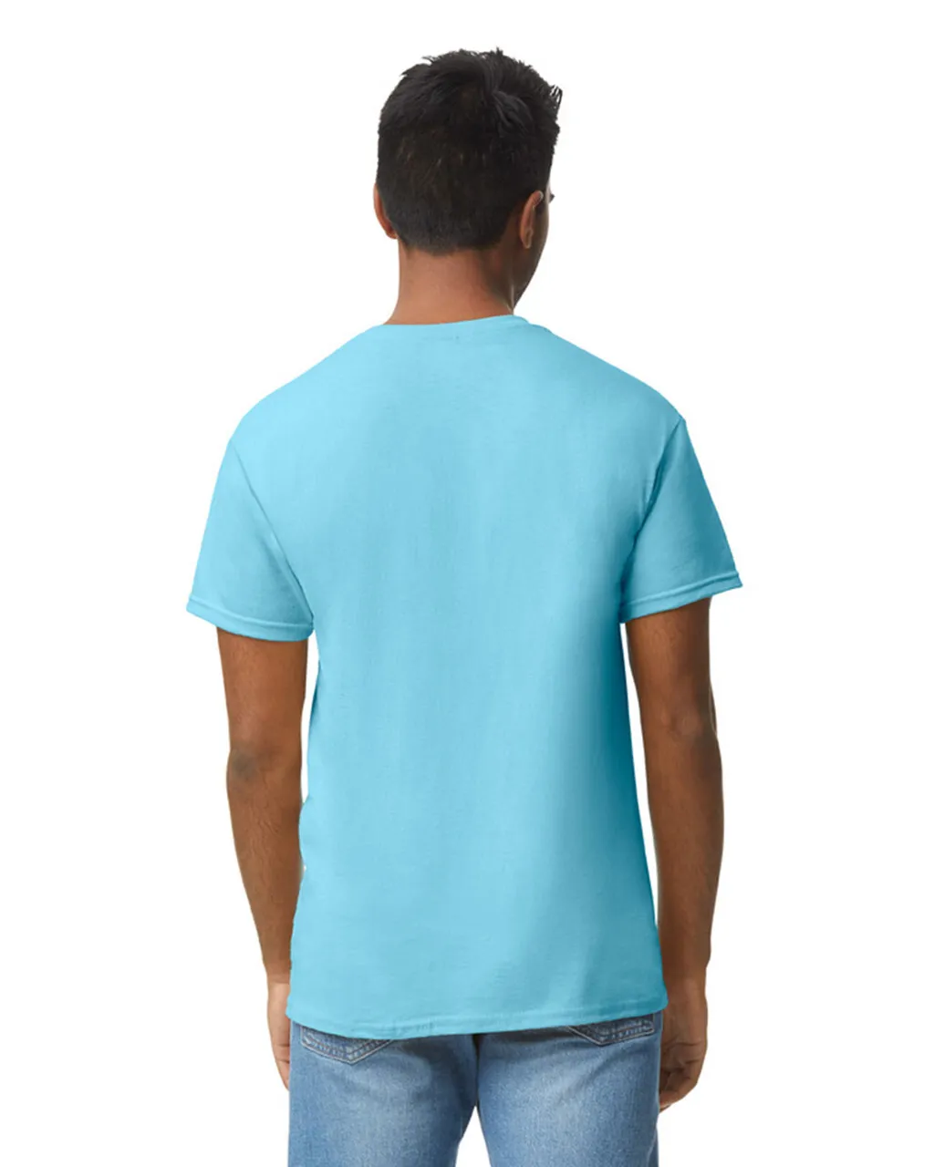 Gildan 5000 Adult Heavy Cotton - Sky - Image 2