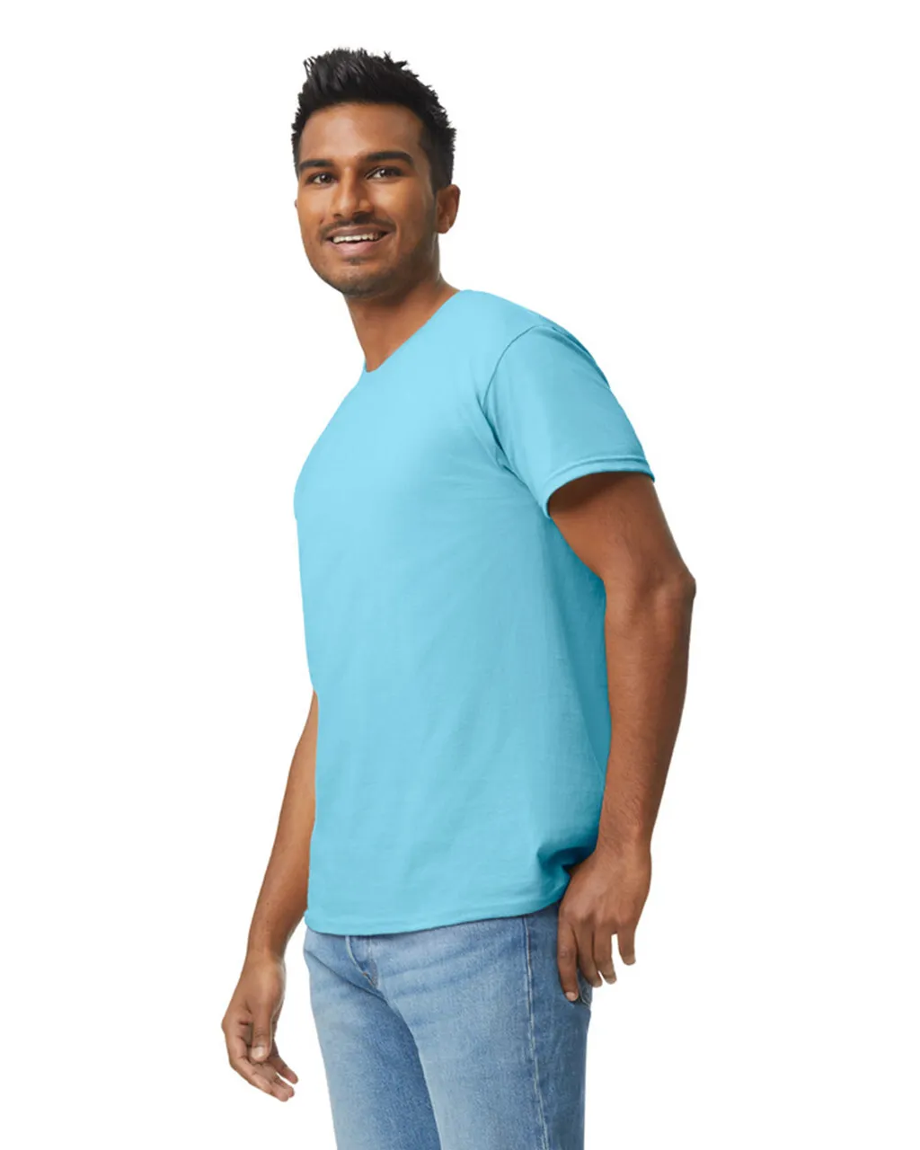 Gildan 5000 Adult Heavy Cotton - Sky - Image 3