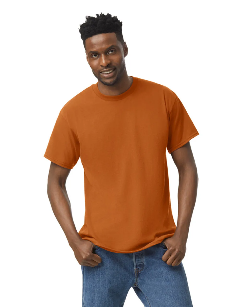 Gildan 5000 Adult Heavy Cotton - Texas Orange