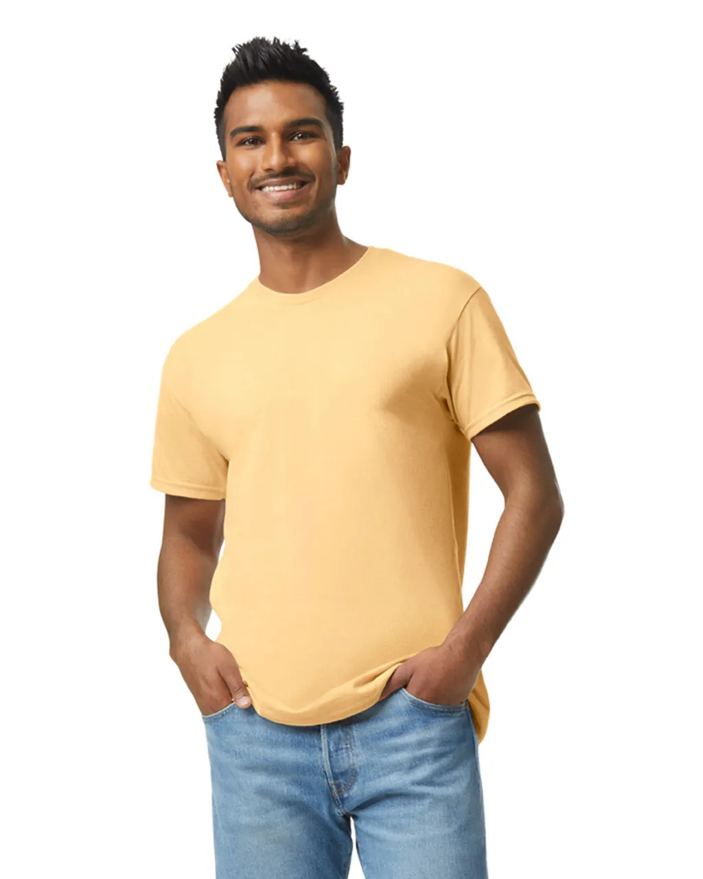 Gildan 5000 Adult Heavy Cotton - Yellow Haze