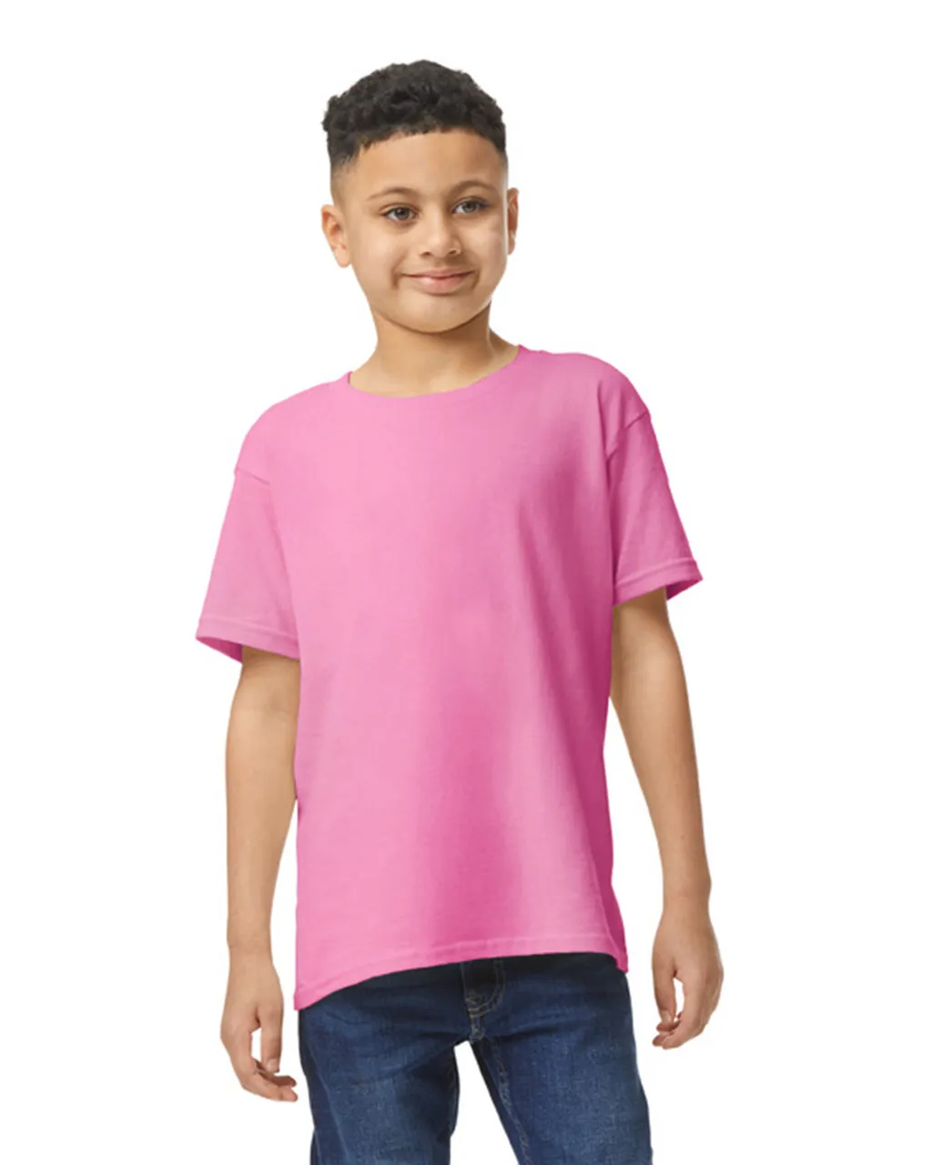 Gildan 5000B Youth Heavy Cotton - Azalea