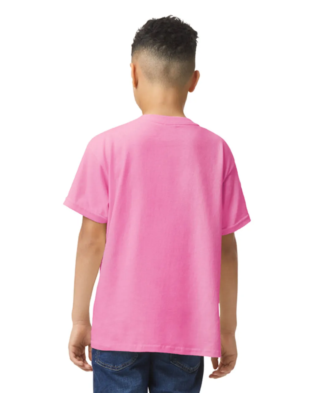 Gildan 5000B Youth Heavy Cotton - Azalea - Image 2
