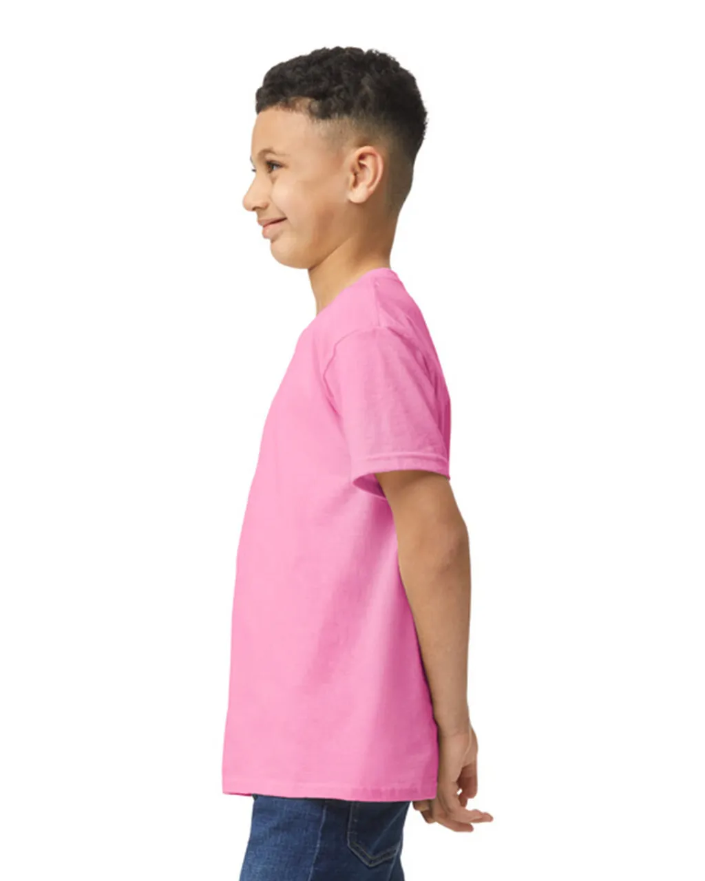 Gildan 5000B Youth Heavy Cotton - Azalea - Image 3