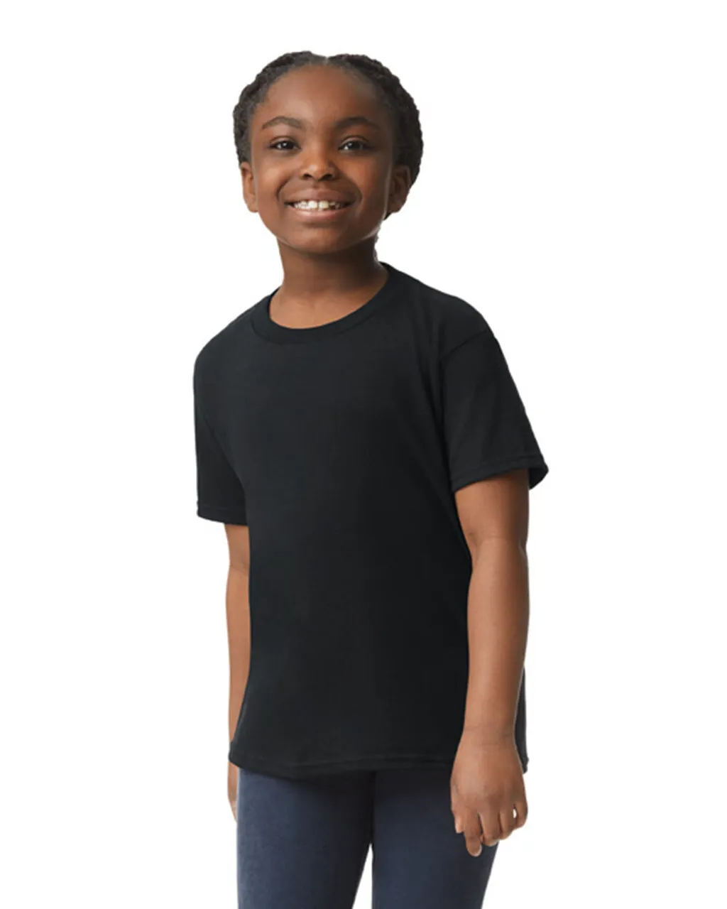 Gildan 5000B Youth Heavy Cotton - Black - Image 5