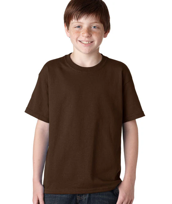 Gildan 5000B Youth Heavy Cotton - Brown
