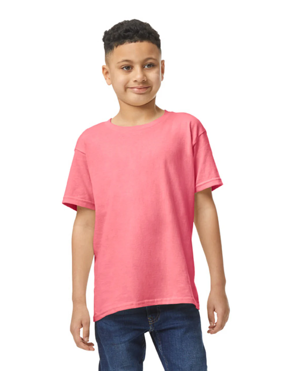Gildan 5000B Youth Heavy Cotton - Coral Silk