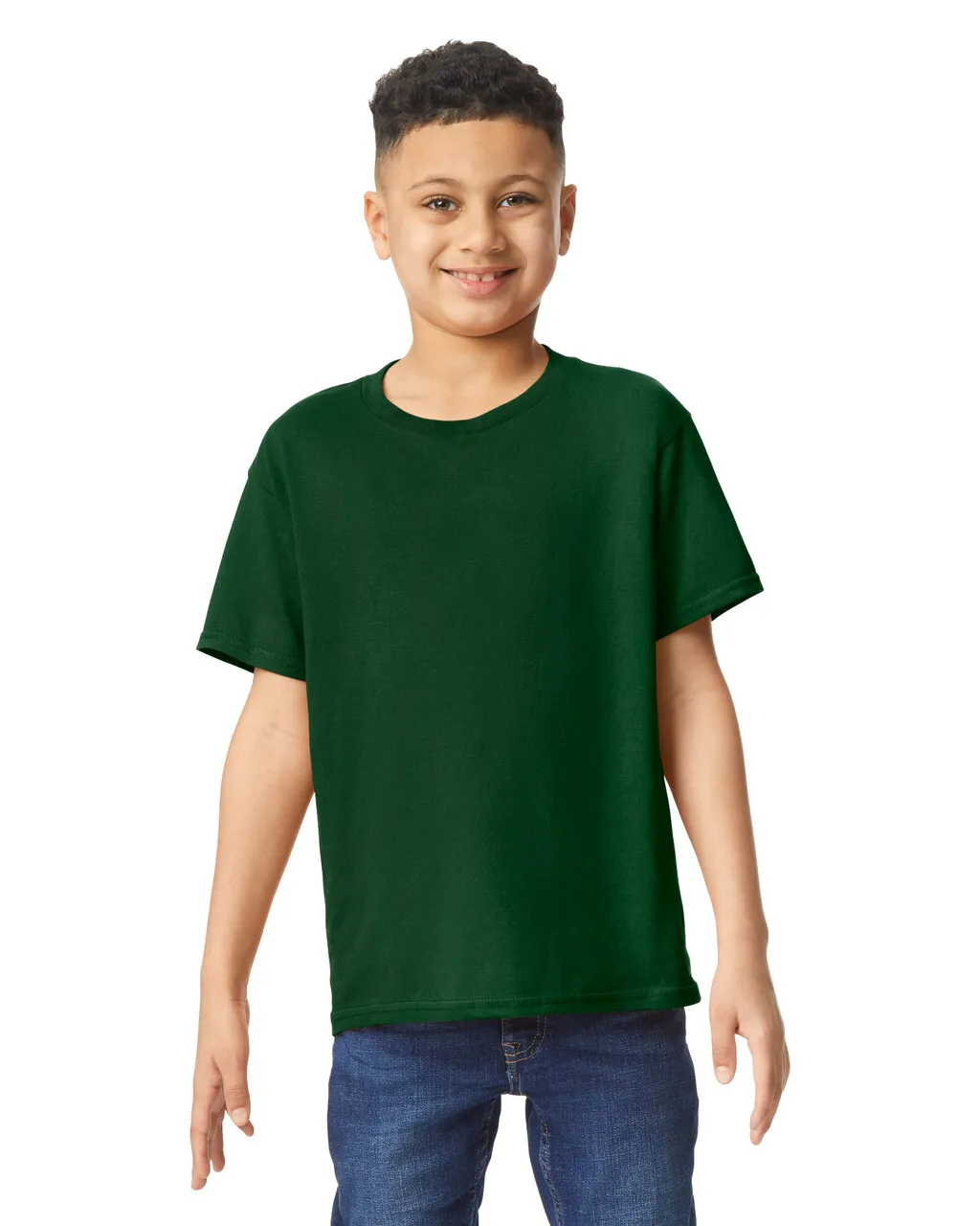 Gildan 5000B Youth Heavy Cotton - Forest Green