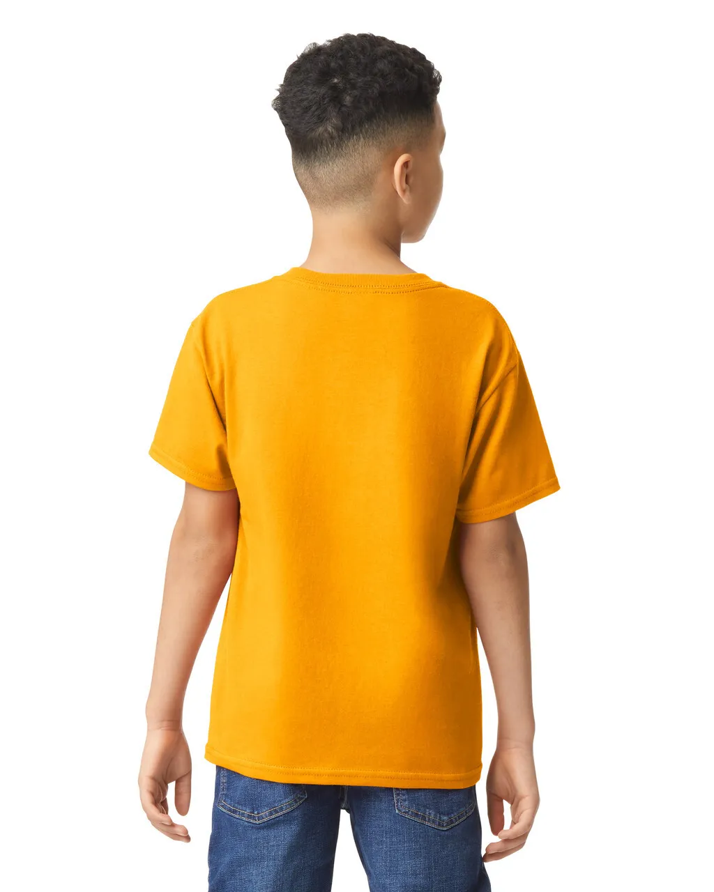 Gildan 5000B Youth Heavy Cotton - Gold - Image 2