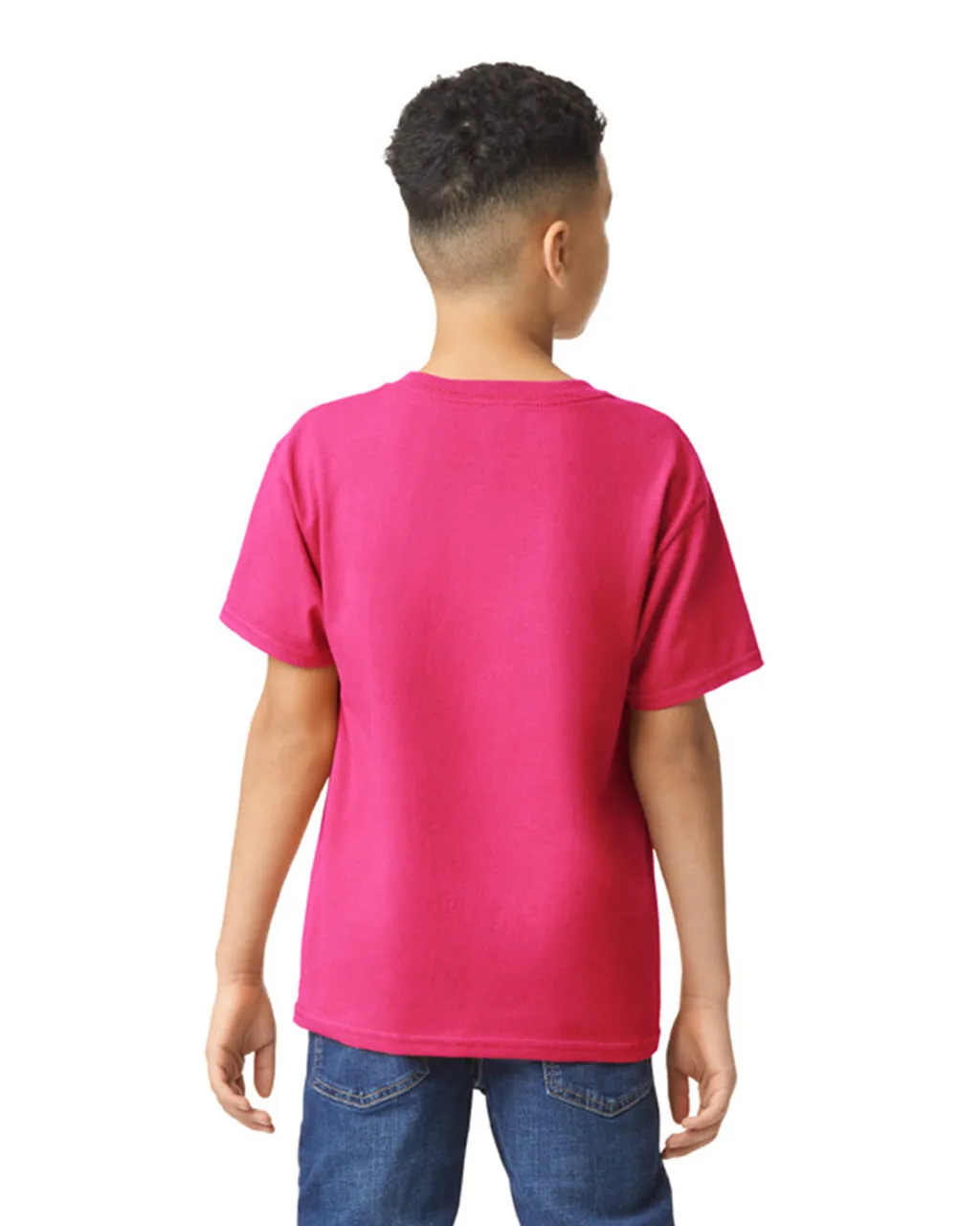 Gildan 5000B Youth Heavy Cotton - Heliconia - Image 2