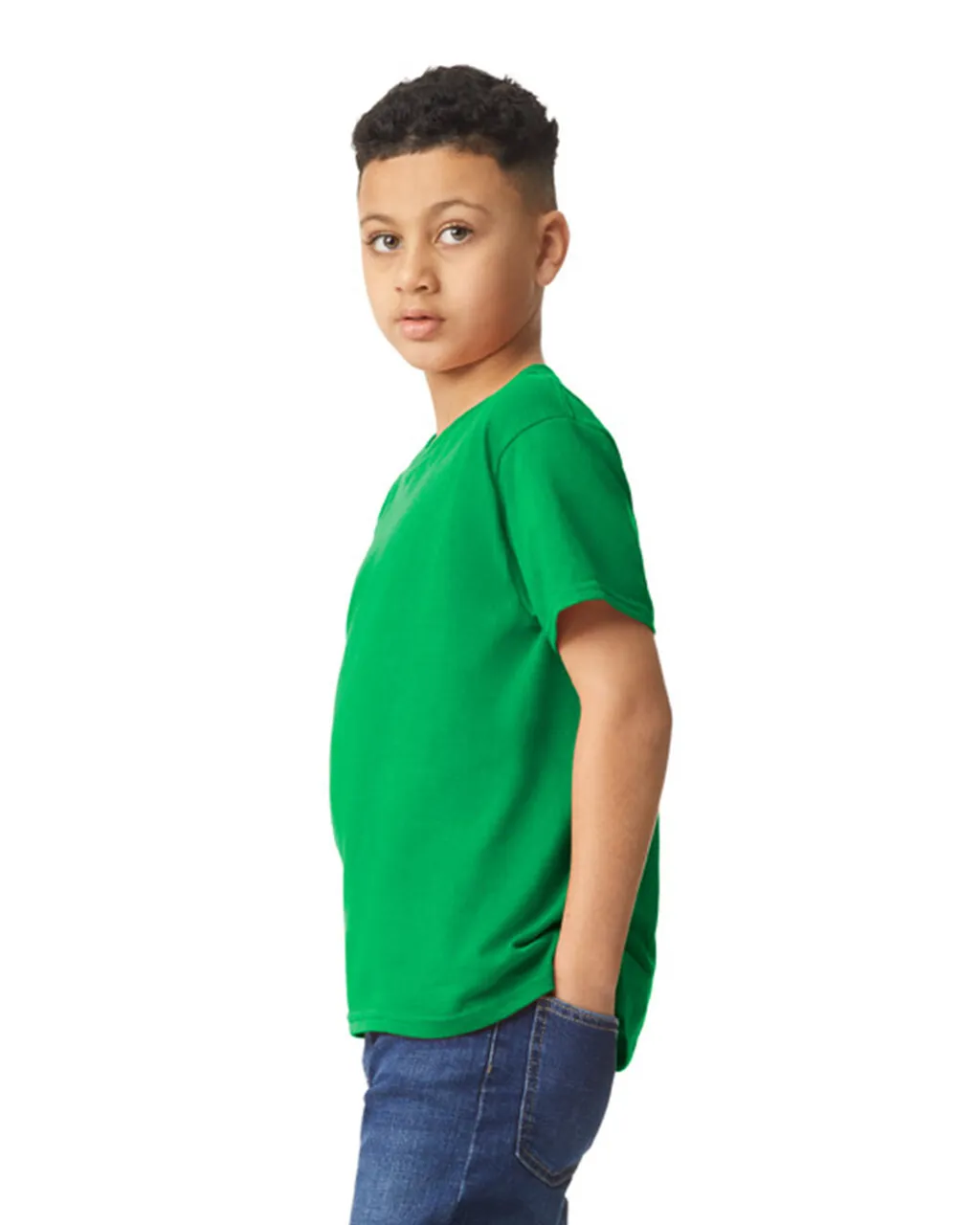 Gildan 5000B Youth Heavy Cotton - Irish Green - Image 3