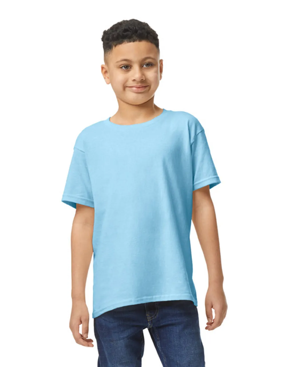 Gildan 5000B Youth Heavy Cotton - Light Blue