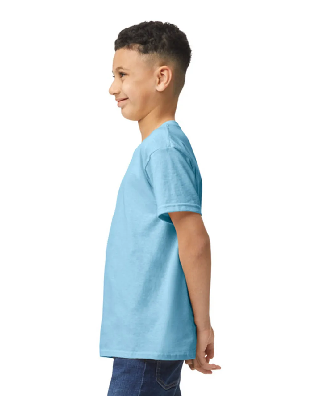 Gildan 5000B Youth Heavy Cotton - Light Blue - Image 3