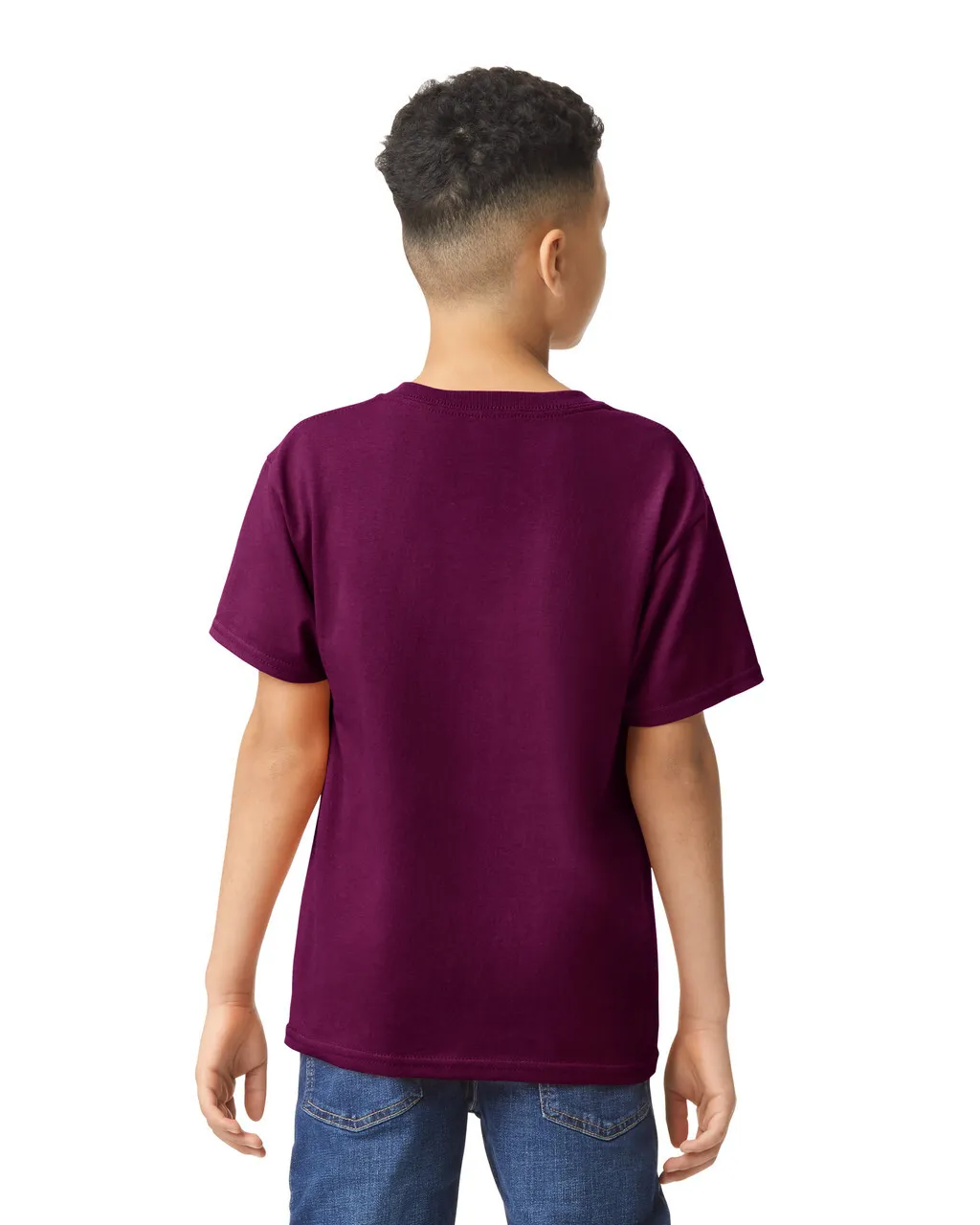 Gildan 5000B Youth Heavy Cotton - Maroon - Image 2