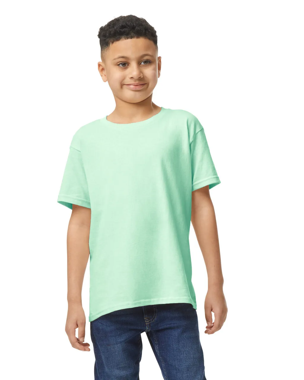 Gildan 5000B Youth Heavy Cotton - Mint Green