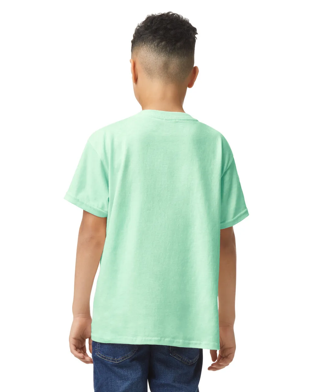 Gildan 5000B Youth Heavy Cotton - Mint Green - Image 2