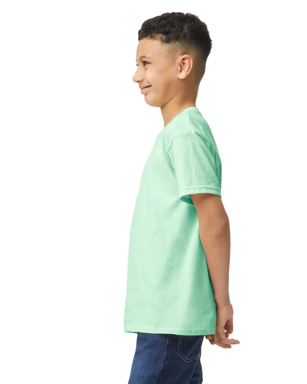 Gildan 5000B Youth Heavy Cotton - Mint Green - Image 3
