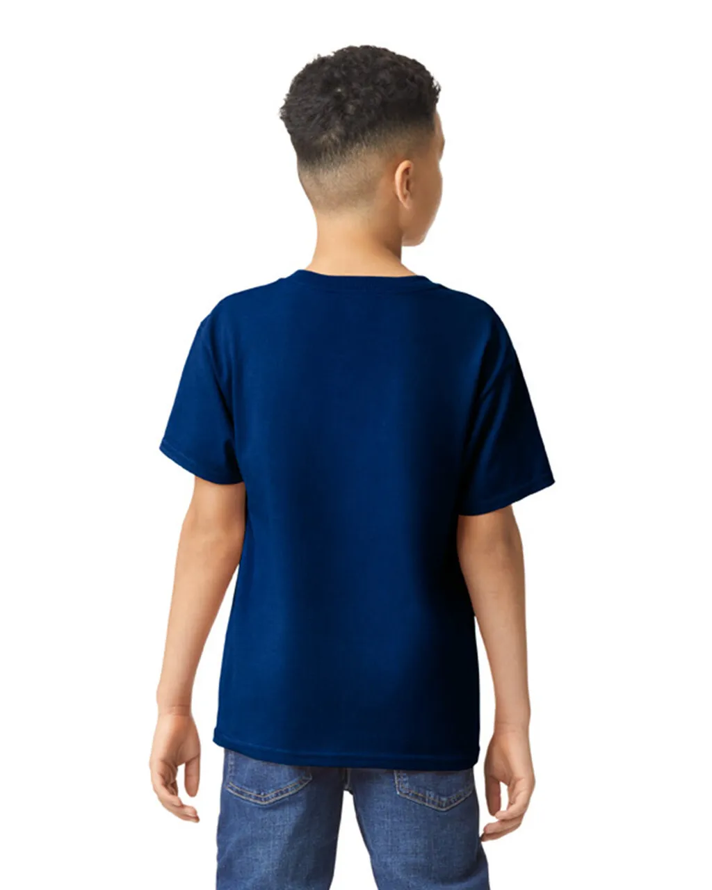 Gildan 5000B Youth Heavy Cotton - Navy - Image 2