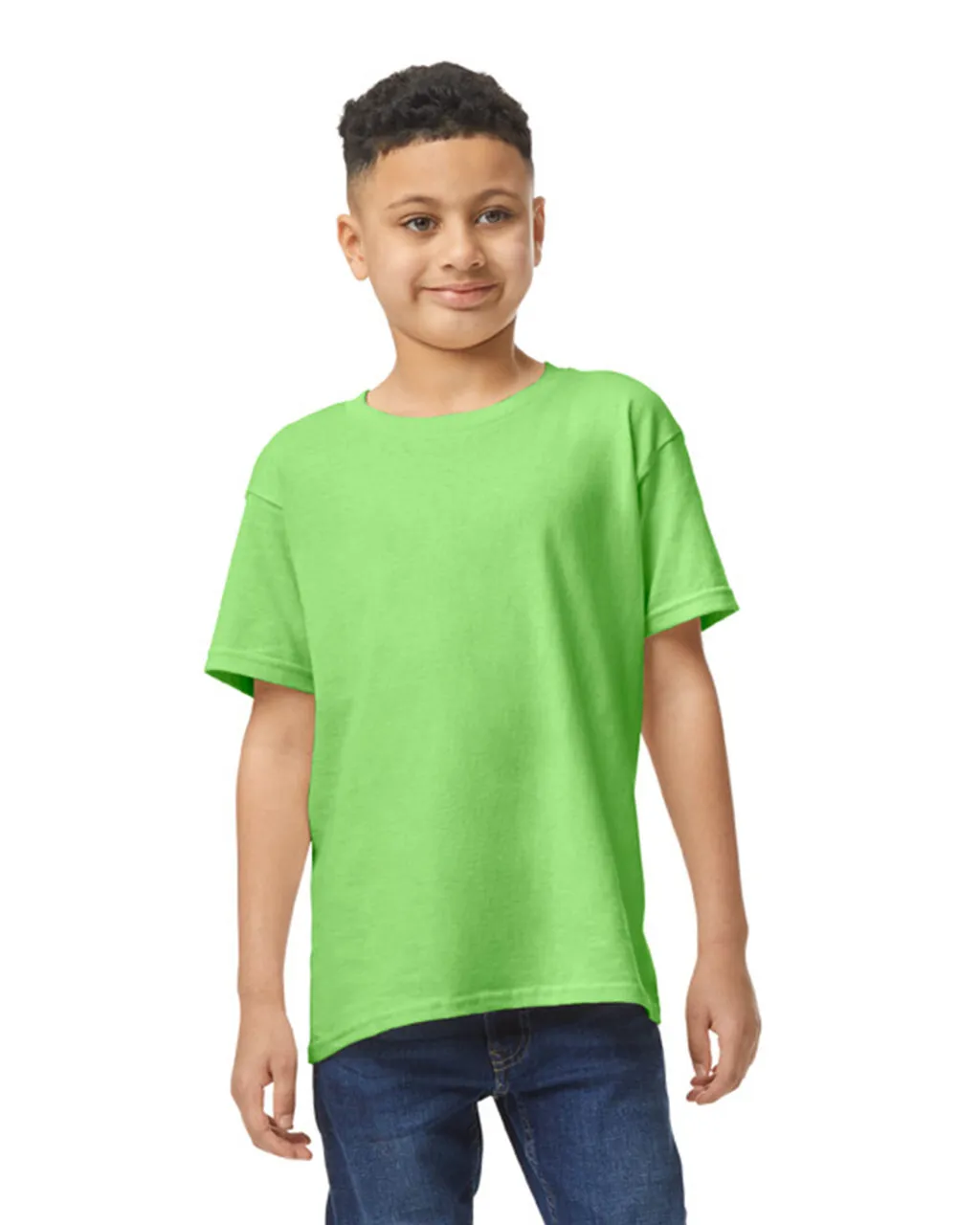 Gildan 5000B Youth Heavy Cotton - Neon Green
