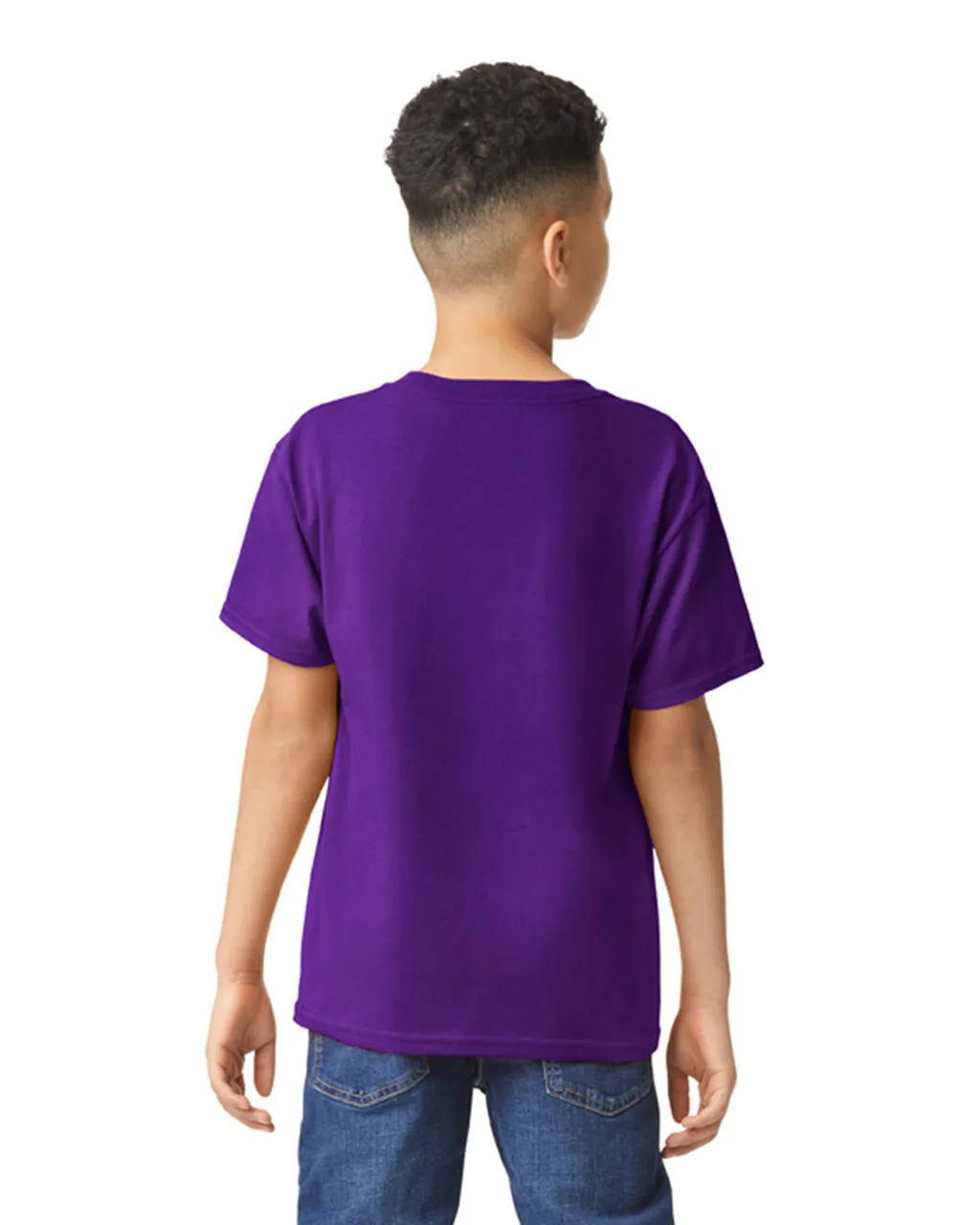 Gildan 5000B Youth Heavy Cotton - Purple - Image 2