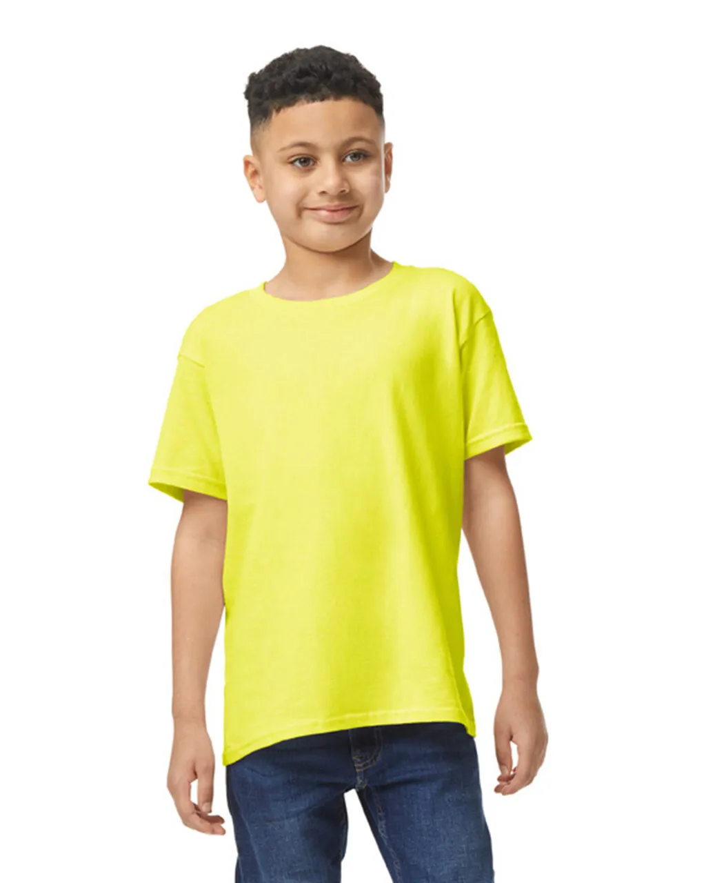 Gildan 5000B Youth Heavy Cotton - Safety Green