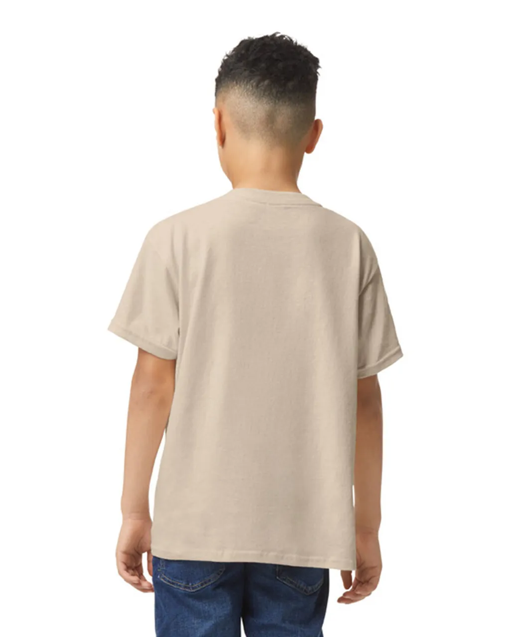 Gildan 5000B Youth Heavy Cotton - Sand - Image 2