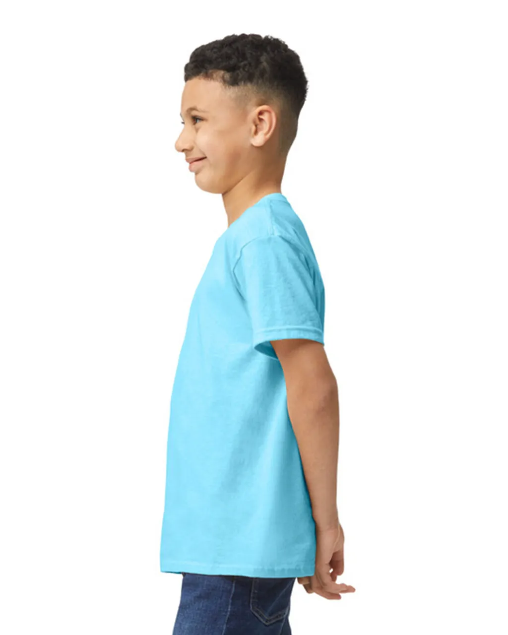 Gildan 5000B Youth Heavy Cotton - Sky - Image 3