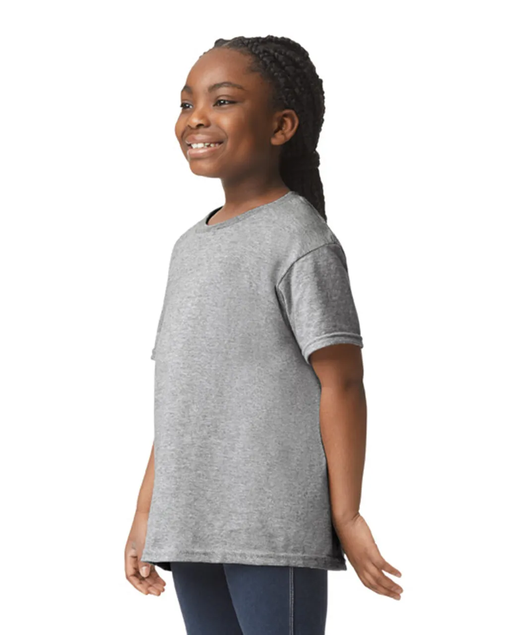 Gildan 5000B Youth Heavy Cotton - Sport Grey - Image 3