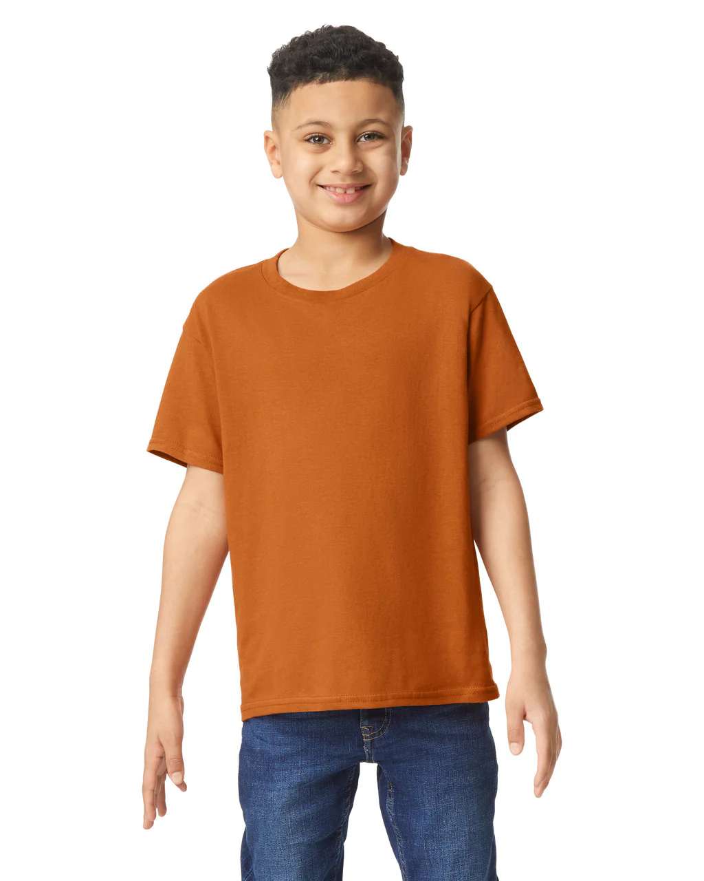 Gildan 5000B Youth Heavy Cotton - Texas Orange - Image 2