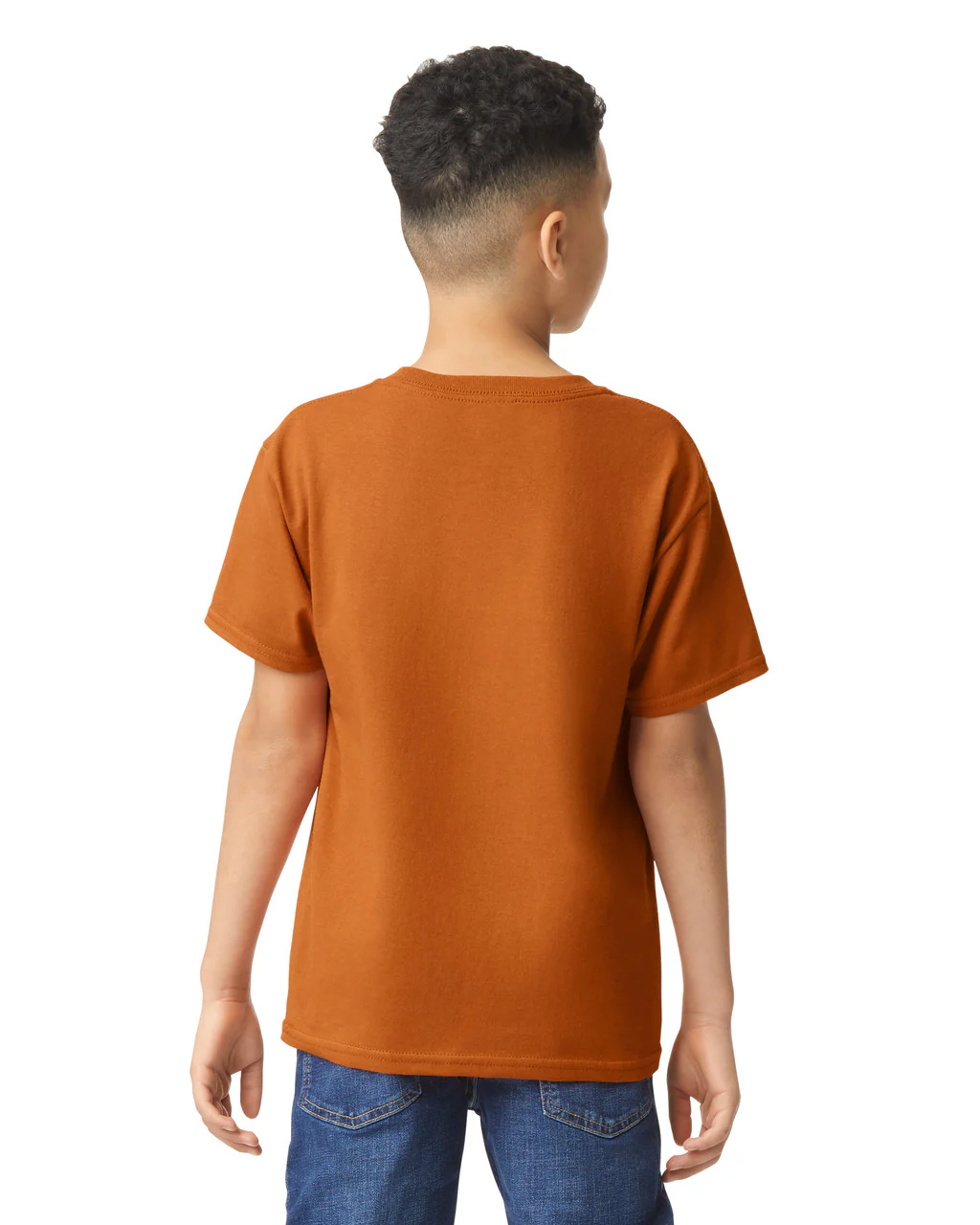 Gildan 5000B Youth Heavy Cotton - Texas Orange - Image 3