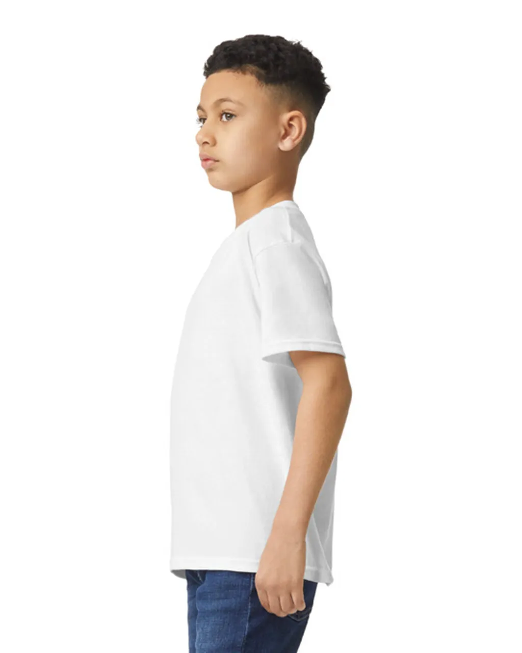 Gildan 5000B Youth Heavy Cotton - White - Image 3
