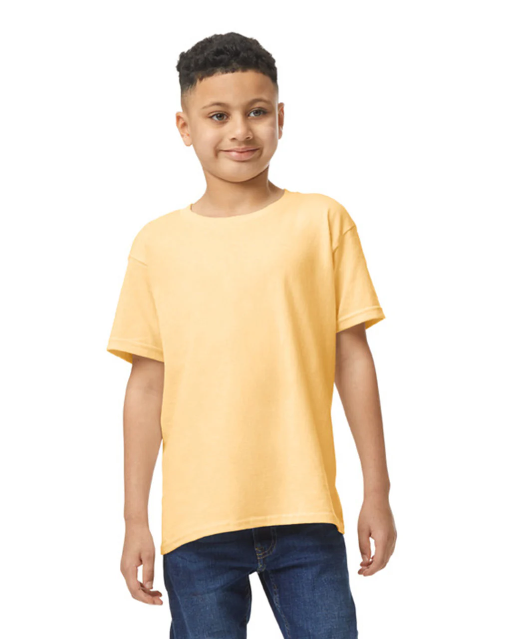 Gildan 5000B Youth Heavy Cotton - Yellow Haze