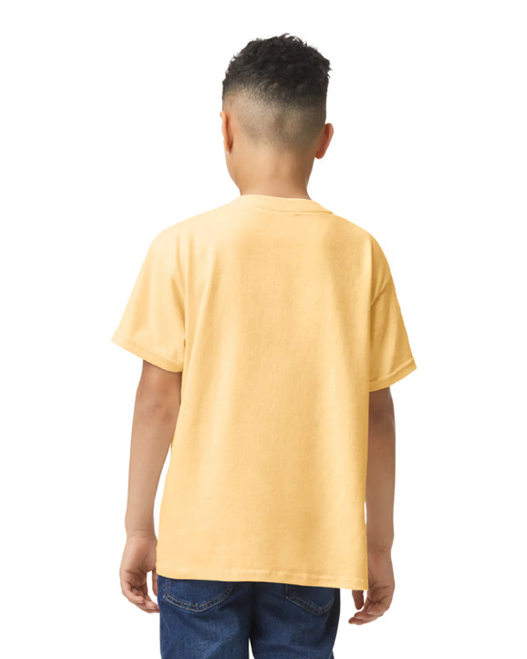 Gildan 5000B Youth Heavy Cotton - Yellow Haze - Image 2