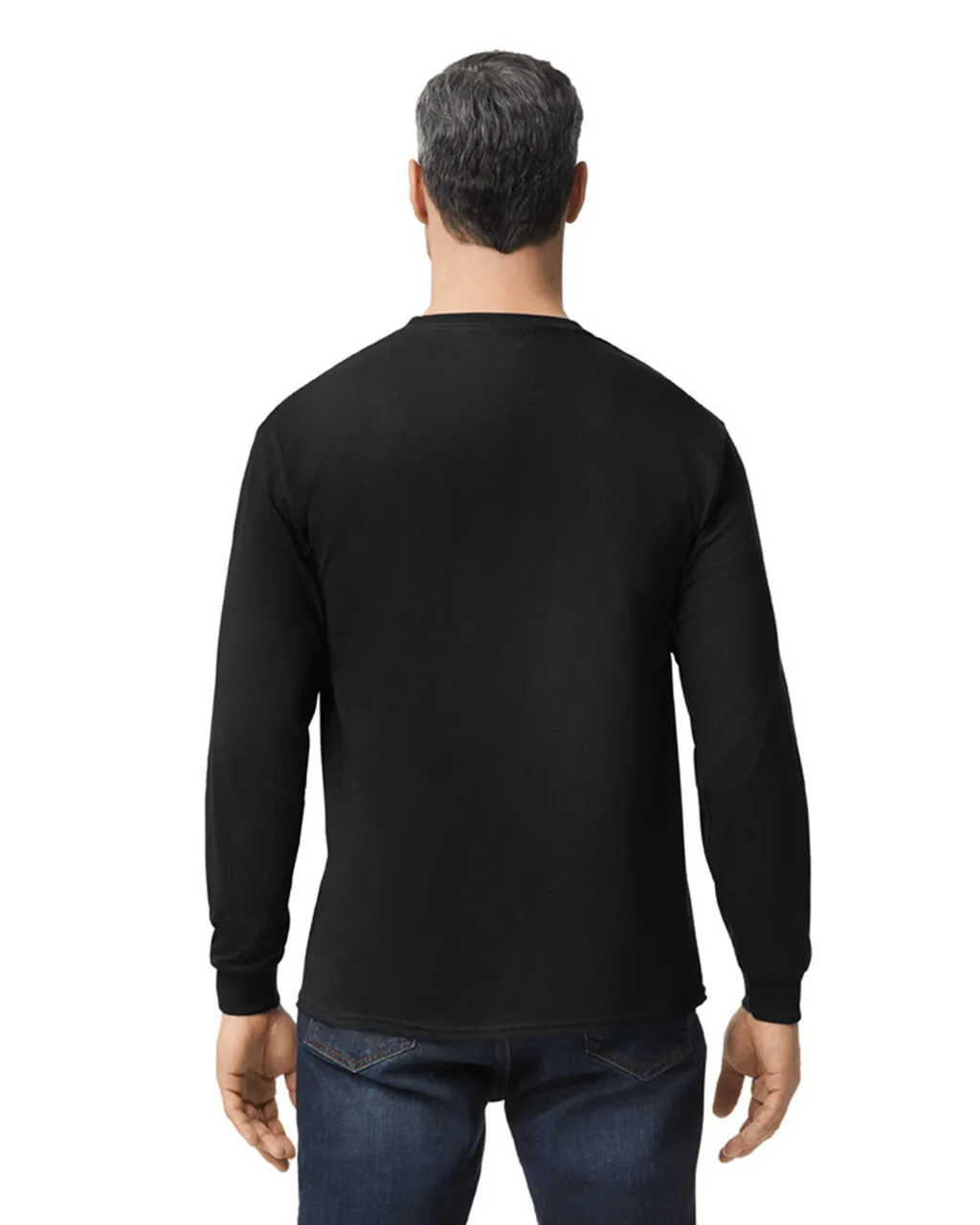 Gildan 5400 Long Sleeve - Black - Image 2
