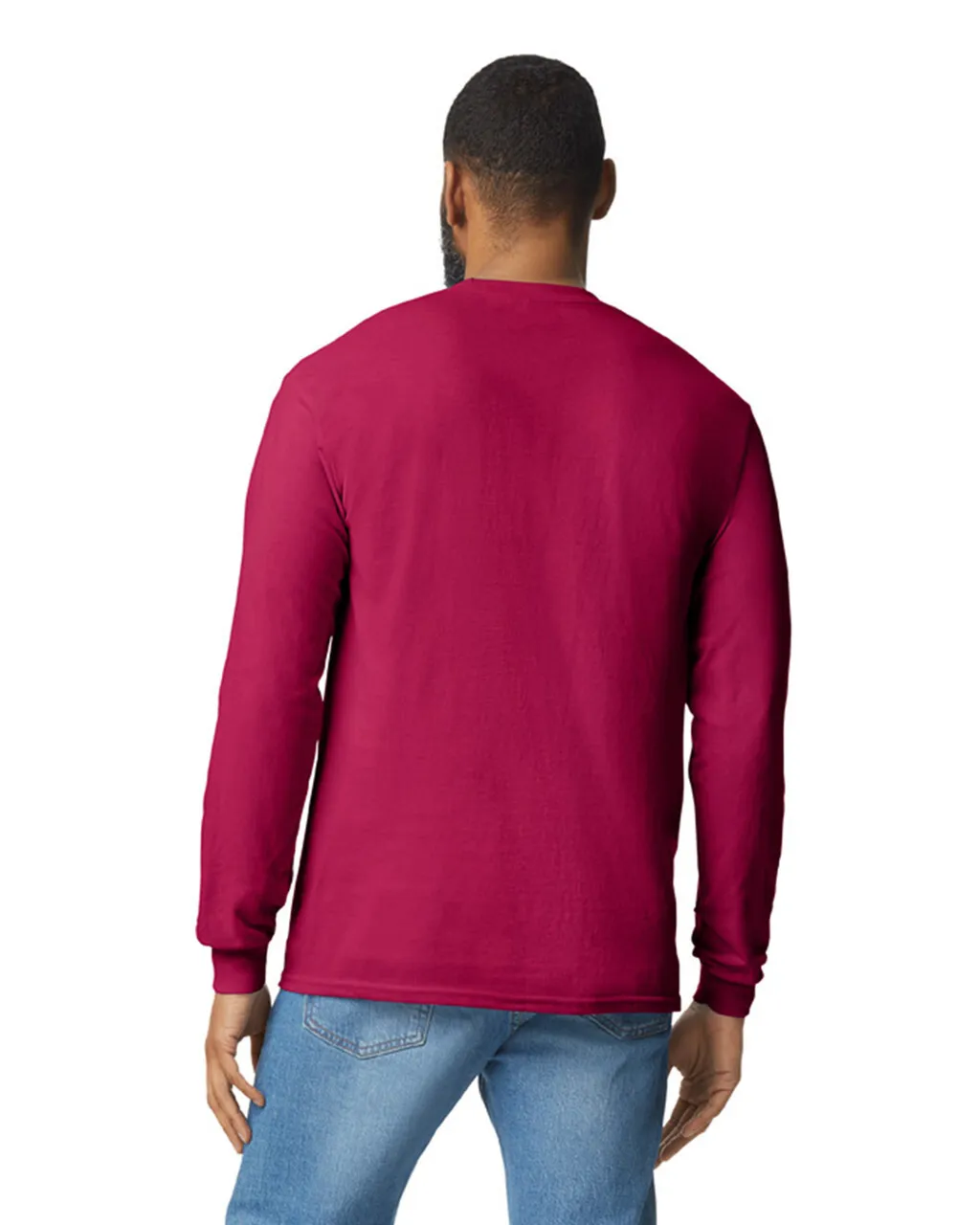Gildan 5400 Long Sleeve - Cardinal Red - Image 2