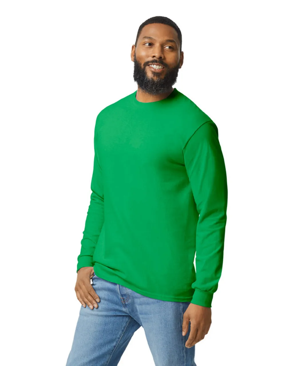 Gildan 5400 Long Sleeve - Irish Green - Image 3