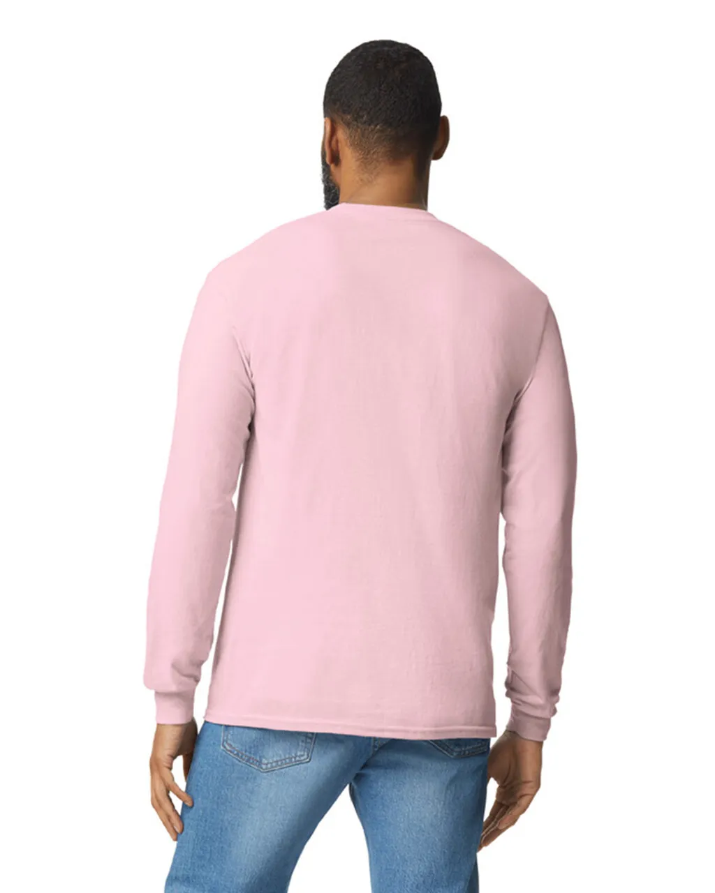 Gildan 5400 Long Sleeve - Light Pink - Image 2