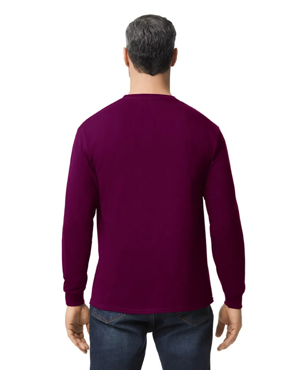 Gildan 5400 Long Sleeve - Maroon - Image 2