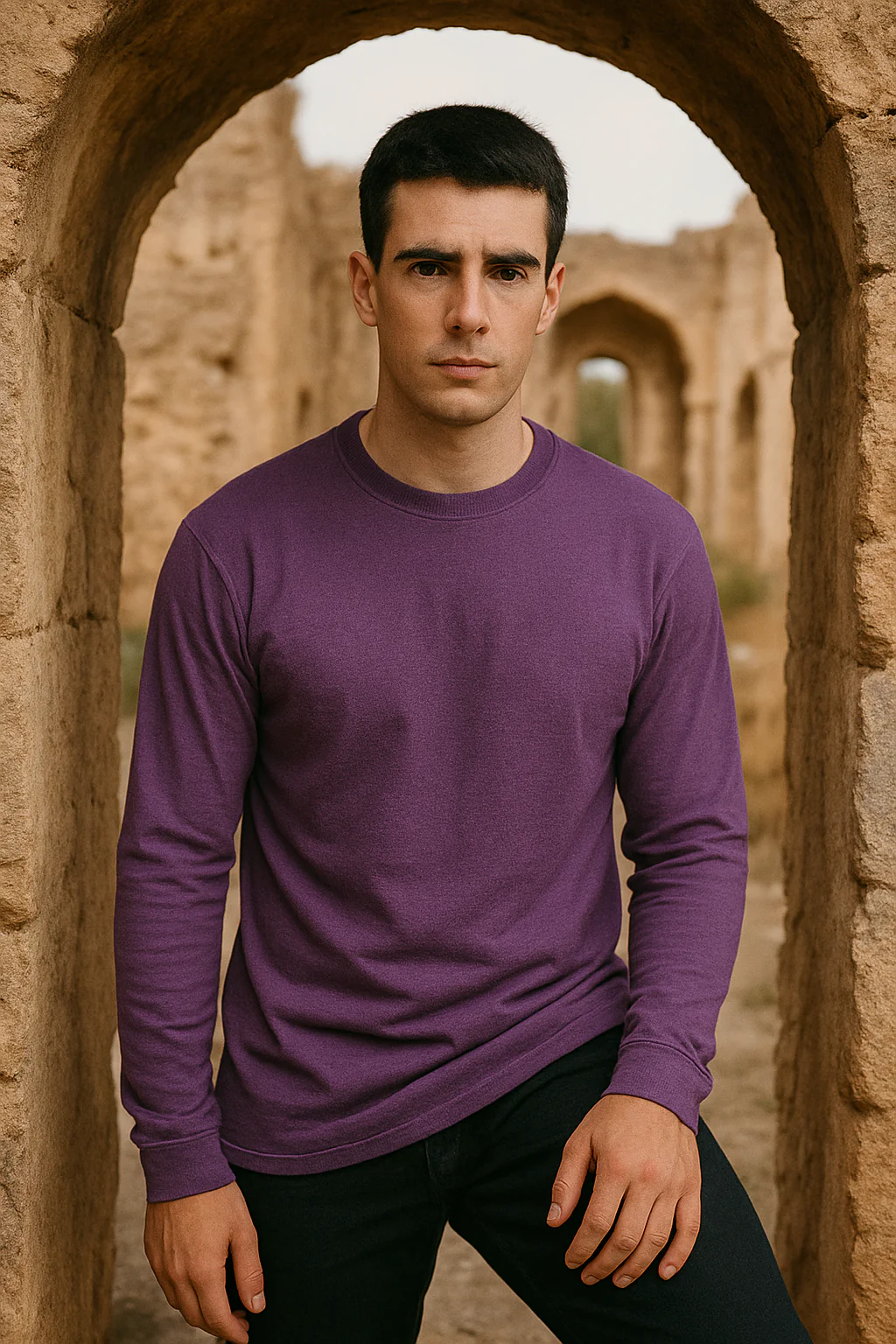 Gildan 5400 Long Sleeve - Purple