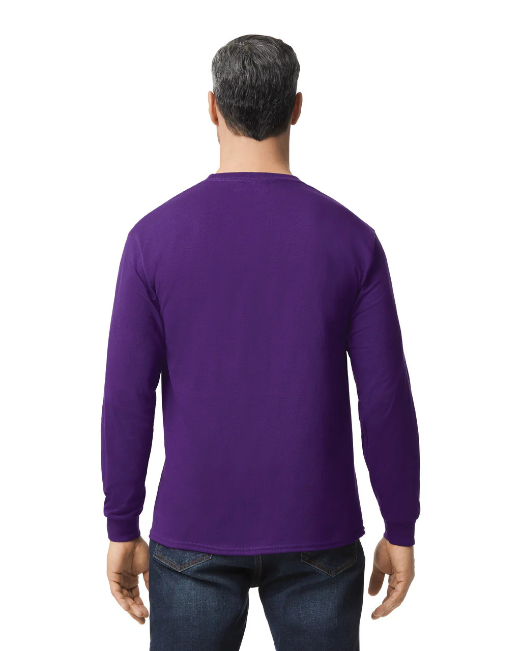 Gildan 5400 Long Sleeve - Purple - Image 3