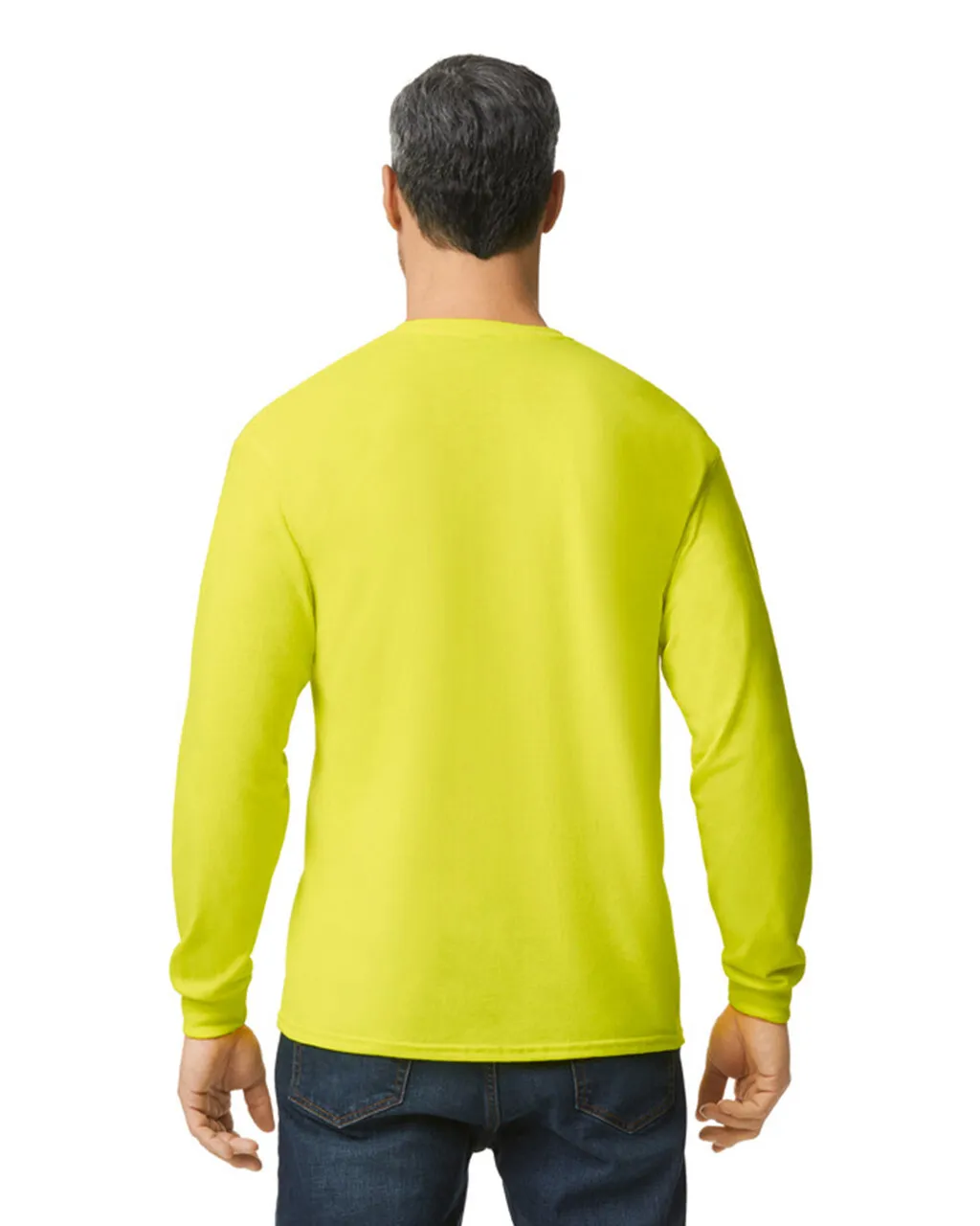 Gildan 5400 Long Sleeve - Safety Green - Image 2