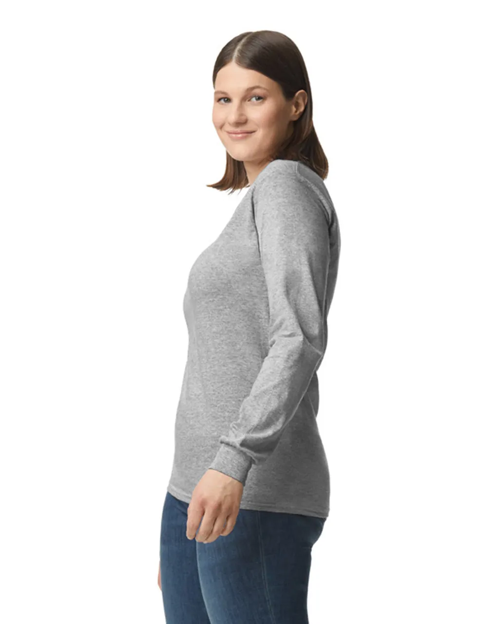 Gildan 5400 Long Sleeve - Sport Grey - Image 3