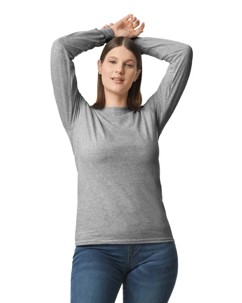 Gildan 5400 Long Sleeve - Sport Grey - Image 5